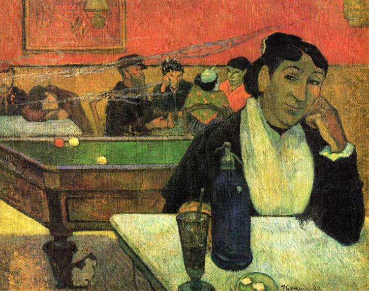 Paul Gauguin Night Cafe at Arles Norge oil painting art